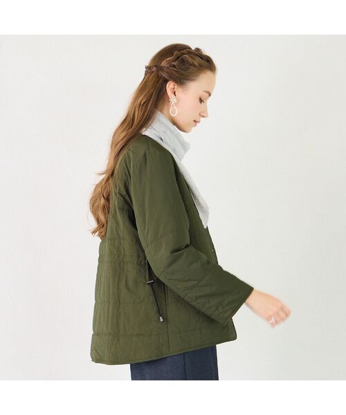 Liliane Burty ECLAT（Sサイズ） / リリアンビューティ エクラ ノーカラージャケット | 中綿ノーカラージャケット | 詳細11