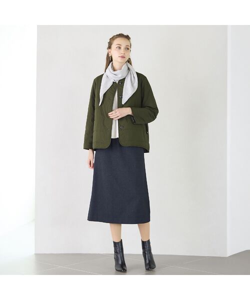 Liliane Burty ECLAT（Sサイズ） / リリアンビューティ エクラ ノーカラージャケット | 中綿ノーカラージャケット | 詳細13