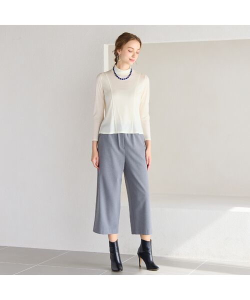 Liliane Burty ECLAT（Sサイズ） / リリアンビューティ エクラ カットソー | 【洗える】バンデーラ天竺ハイネックTシャツ | 詳細4