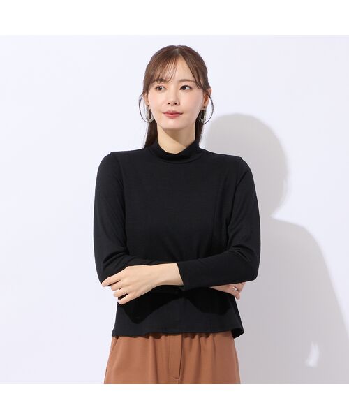 Liliane Burty ECLAT（Sサイズ） / リリアンビューティ エクラ カットソー | 【洗える】バンデーラ天竺ハイネックTシャツ | 詳細8