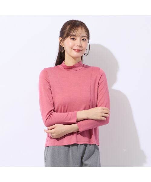 Liliane Burty ECLAT（Sサイズ） / リリアンビューティ エクラ カットソー | 【洗える】バンデーラ天竺ハイネックTシャツ | 詳細10