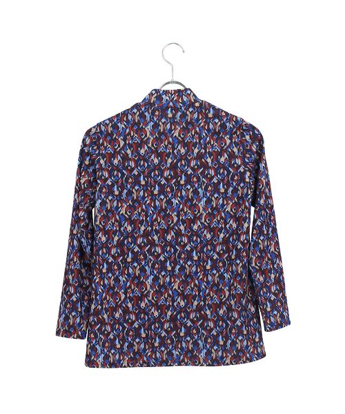 Liliane Burty ECLAT（Sサイズ） / リリアンビューティ エクラ カットソー | 【洗える】フランス製素材起毛幾何柄Tシャツ | 詳細7