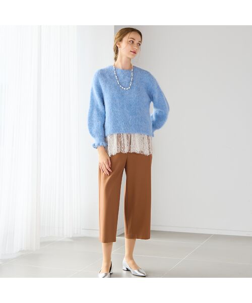 Liliane Burty ECLAT（Sサイズ） / リリアンビューティ エクラ キャミソール・チューブトップ | 【洗える】裾レースレイヤードキャミソール | 詳細12