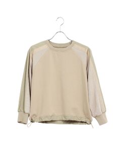 Liliane Burty ECLAT（Sサイズ） / リリアンビューティ エクラ カットソー | 【洗える】配色使いプルオーバーカットソー