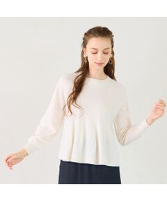 Liliane Burty ECLAT（Sサイズ） / リリアンビューティ エクラ ニット・セーター | ホールガーメントフレアニット