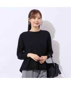 Liliane Burty ECLAT（Sサイズ） / リリアンビューティ エクラ ニット・セーター | ホールガーメントフレアニット