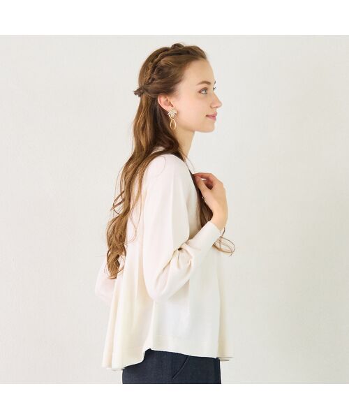 Liliane Burty ECLAT（Sサイズ） / リリアンビューティ エクラ ニット・セーター | ホールガーメントフレアニット | 詳細1