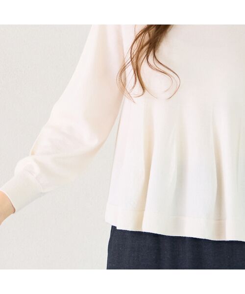 Liliane Burty ECLAT（Sサイズ） / リリアンビューティ エクラ ニット・セーター | ホールガーメントフレアニット | 詳細7