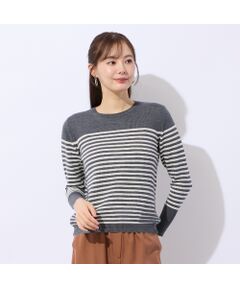 Liliane Burty ECLAT（Sサイズ） / リリアンビューティ エクラ ニット・セーター | プルオーバーボーダーニット