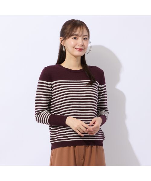 Liliane Burty ECLAT（Sサイズ） / リリアンビューティ エクラ ニット・セーター | プルオーバーボーダーニット | 詳細6