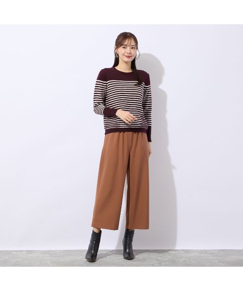 Liliane Burty ECLAT（Sサイズ） / リリアンビューティ エクラ ニット・セーター | プルオーバーボーダーニット | 詳細7