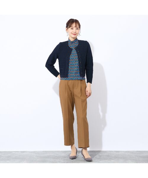 Liliane Burty ECLAT（Sサイズ） / リリアンビューティ エクラ カーディガン・ボレロ | 【手洗い可】ミドルゲージニットカーディガン | 詳細6