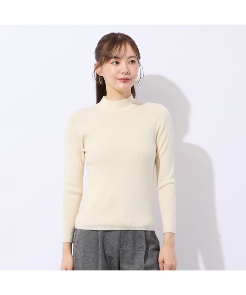 Liliane Burty ECLAT（Sサイズ） / リリアンビューティ エクラ ニット・セーター | 【洗える】ハイネックリブニット | 詳細1