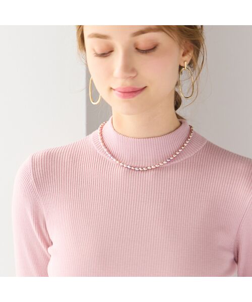 Liliane Burty ECLAT（Sサイズ） / リリアンビューティ エクラ ニット・セーター | 【洗える】ハイネックリブニット | 詳細13