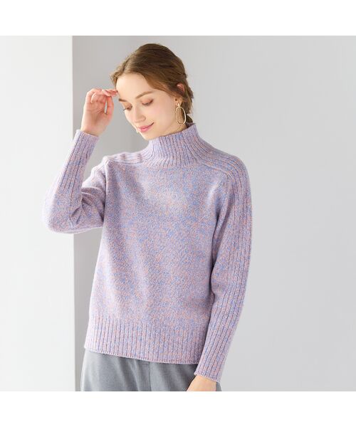 Liliane Burty ECLAT（Sサイズ） / リリアンビューティ エクラ ニット・セーター | カラー杢プルオーバーニット | 詳細1