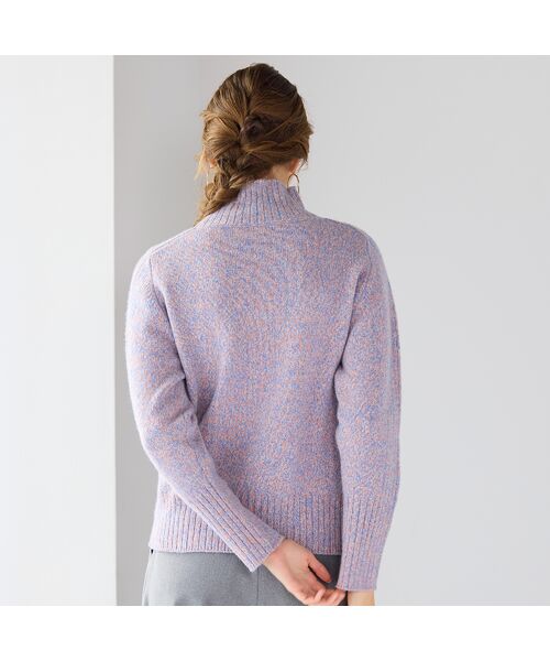 Liliane Burty ECLAT（Sサイズ） / リリアンビューティ エクラ ニット・セーター | カラー杢プルオーバーニット | 詳細3