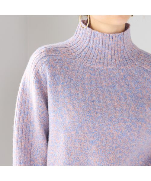 Liliane Burty ECLAT（Sサイズ） / リリアンビューティ エクラ ニット・セーター | カラー杢プルオーバーニット | 詳細4