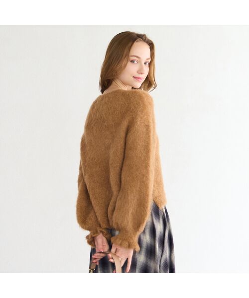 Liliane Burty ECLAT（Sサイズ） / リリアンビューティ エクラ ニット・セーター | アルパカシャギープルオーバーニット | 詳細6