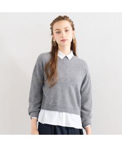 <font color='#0063B1'><b>柔らかなラメ入りシャギーニット</font><br><br>【S・Mサイズ展開商品】【小さいサイズあり】<br></b><br>ソフトで上品、毛足のあるプルオーバーニット。ふわふわとしたシャギーで手触り良く気持ちの良い質感が特徴。保湿性もよく暖か。<br><br>さりげなくラメが入っておりきらめき感でクラス感アップ。<br>女性らしさのあるニットです。<br><br>グレー・ワイン・ターコイズブルーの三色展開です。<br><br><br><b>◆コーディネート◆</b><br><br>カジュアルかきれいめまで幅広く合わせられるニット。後丈長めのバランスが今年らしく、スカートやワイドボトムとも相性良く合わせられます。<br><br>ラメ入りでホリデーシーズンにもおすすめ。寒くなる季節が楽しくなるようなアイテム。<br><br>ドロップショルダーでゆるりとした雰囲気もかわいい。<br>こなれ感ある着こなしに。<br><br>日本人モデル身長：167㎝　着用サイズ：S<br>外国人モデル身長：172㎝　着用サイズ：S<br><br><b>◆商品ポイント◆</b><br><br>素材の厚さ　：普通<br>素材の透け感：透けない<br>素材の光沢　：ラメの光沢感あり<br>素材の伸縮性：ある<br>袖丈　　　　：長袖　ドロップショルダー<br>手洗い　　　：不可<br><br><br><b>◆リリアンビューティエクラ◆</b>【S・Mサイズ】<br><br>洗練された大人のファッションを楽しむ、アクティブで魅力ある女性のためのブランド。 Sサイズをベースに「着心地」「シルエット」にこだわりを持ったコンテンポラリーなコレクション。 リュクスな雰囲気を演出するSーMサイズを提案します。<br> <br>※撮影環境により　光の当たり具合で色味が違って見える場合があります。 <br>※モデル画像はサンプルを使用しているため、色味やサイズ・プリント位置・仕様などに変更がある場合がございます。 ご了承くださいませ。<br>※Mサイズは一部商品にて展開　オンラインショップと一部店舗のみの限定商品となっております<BR>