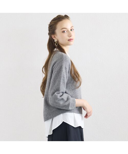 Liliane Burty ECLAT（Sサイズ） / リリアンビューティ エクラ ニット・セーター | ラメ入りシャギープルオーバーニット | 詳細1