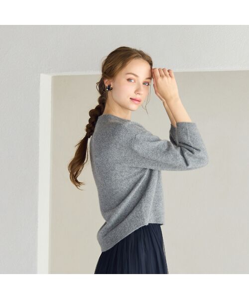 Liliane Burty ECLAT（Sサイズ） / リリアンビューティ エクラ ニット・セーター | ラメ入りシャギープルオーバーニット | 詳細7