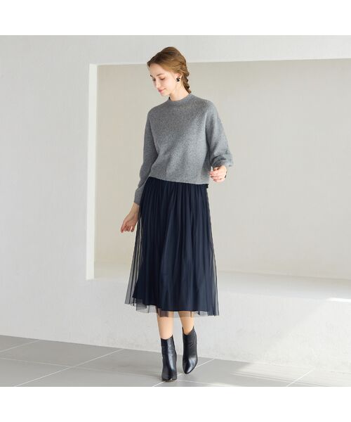 Liliane Burty ECLAT（Sサイズ） / リリアンビューティ エクラ ニット・セーター | ラメ入りシャギープルオーバーニット | 詳細9