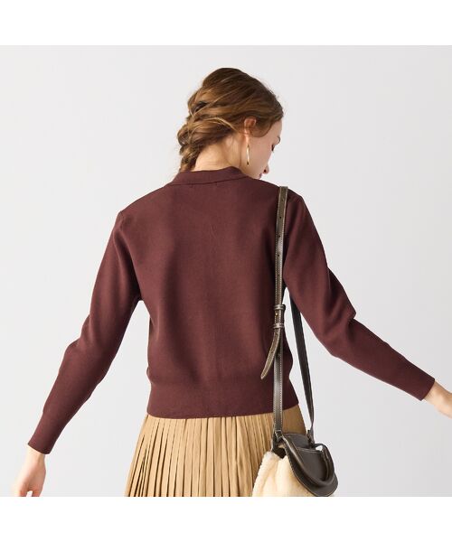 Liliane Burty ECLAT（Sサイズ） / リリアンビューティ エクラ カーディガン・ボレロ | 刺繍ワッペン付きニットカーディガン | 詳細7