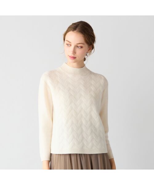 Liliane Burty ECLAT（Sサイズ） / リリアンビューティ エクラ ニット・セーター | カシミヤ7GGプルオーバーニット | 詳細1