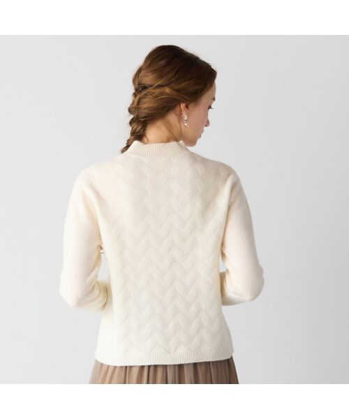 Liliane Burty ECLAT（Sサイズ） / リリアンビューティ エクラ ニット・セーター | カシミヤ7GGプルオーバーニット | 詳細6