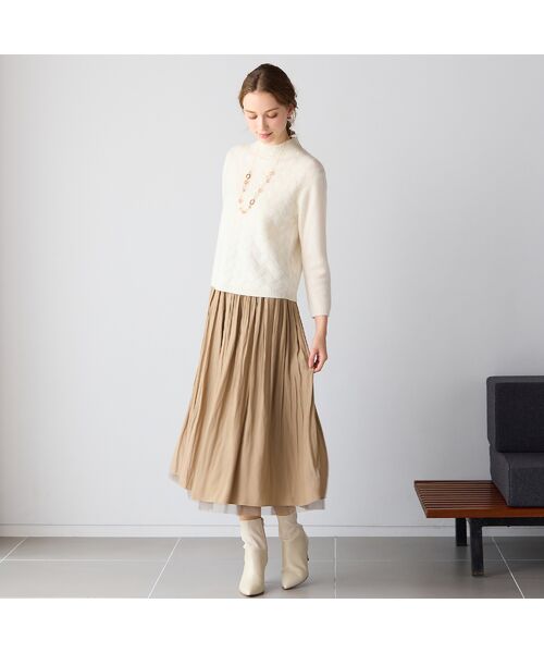 Liliane Burty ECLAT（Sサイズ） / リリアンビューティ エクラ ニット・セーター | カシミヤ7GGプルオーバーニット | 詳細7