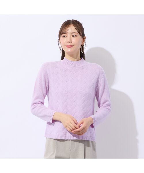 Liliane Burty ECLAT（Sサイズ） / リリアンビューティ エクラ ニット・セーター | カシミヤ7GGプルオーバーニット | 詳細15