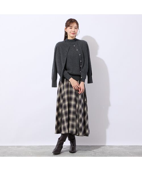 Liliane Burty ECLAT（Sサイズ） / リリアンビューティ エクラ カーディガン・ボレロ | 【アンサンブル対応】カシミヤニットカーディガン | 詳細2