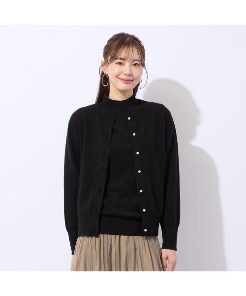 Liliane Burty ECLAT（Sサイズ） / リリアンビューティ エクラ カーディガン・ボレロ | 【アンサンブル対応】カシミヤニットカーディガン | 詳細4