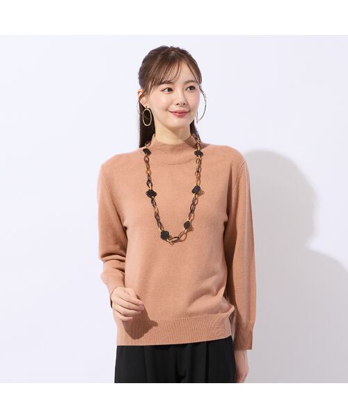 Liliane Burty ECLAT（Sサイズ） / リリアンビューティ エクラ ニット・セーター | 【アンサンブル対応】カシミヤハイネックニット | 詳細1