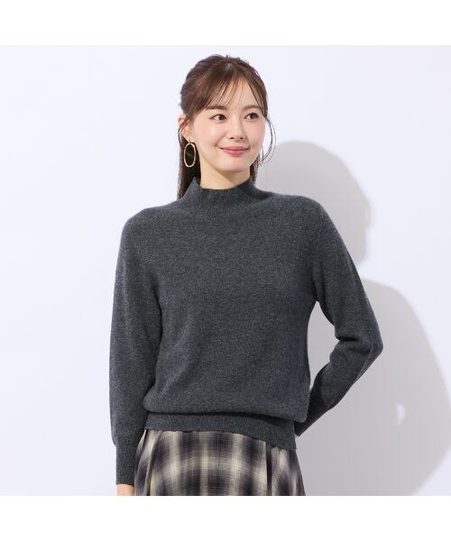 Liliane Burty ECLAT（Sサイズ） / リリアンビューティ エクラ ニット・セーター | 【アンサンブル対応】カシミヤハイネックニット | 詳細4