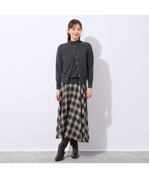 Liliane Burty ECLAT（Sサイズ） / リリアンビューティ エクラ ニット・セーター | 【アンサンブル対応】カシミヤハイネックニット | 詳細6