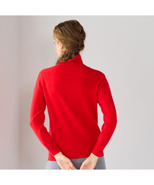 Liliane Burty ECLAT（Sサイズ） / リリアンビューティ エクラ ニット・セーター | 【アンサンブル対応】カシミヤハイネックニット | 詳細12