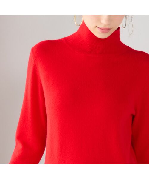 Liliane Burty ECLAT（Sサイズ） / リリアンビューティ エクラ ニット・セーター | 【アンサンブル対応】カシミヤハイネックニット | 詳細14