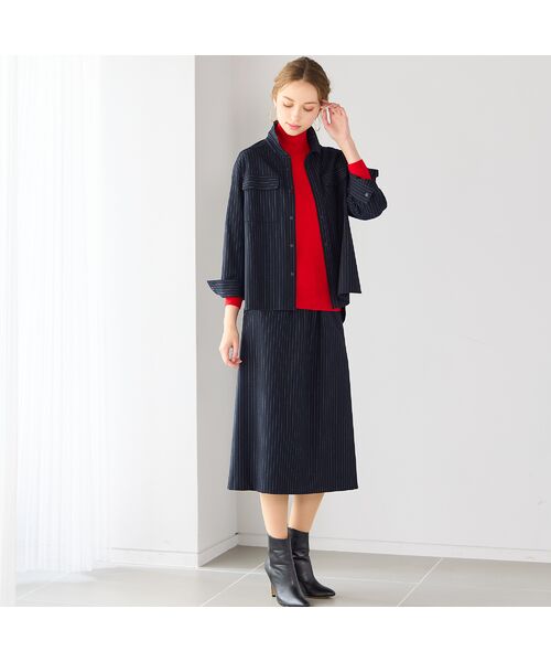 Liliane Burty ECLAT（Sサイズ） / リリアンビューティ エクラ ニット・セーター | 【アンサンブル対応】カシミヤハイネックニット | 詳細15