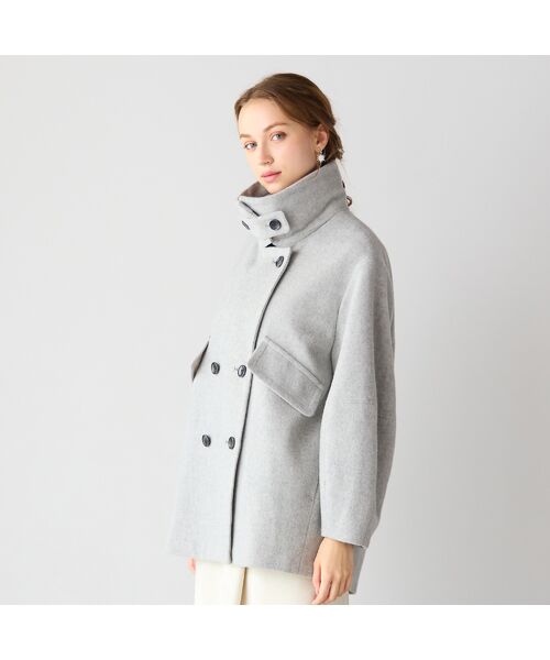 Liliane Burty ECLAT（Sサイズ） / リリアンビューティ エクラ ピーコート | コクーンスリーブミドルコート | 詳細2