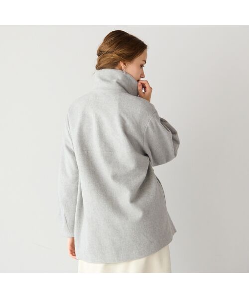 Liliane Burty ECLAT（Sサイズ） / リリアンビューティ エクラ ピーコート | コクーンスリーブミドルコート | 詳細3