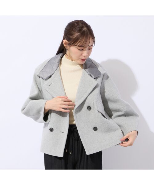 Liliane Burty ECLAT（Sサイズ） / リリアンビューティ エクラ ピーコート | コクーンスリーブミドルコート | 詳細5