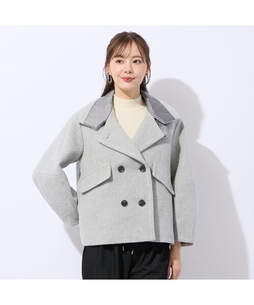 Liliane Burty ECLAT（Sサイズ） / リリアンビューティ エクラ ピーコート | コクーンスリーブミドルコート | 詳細6