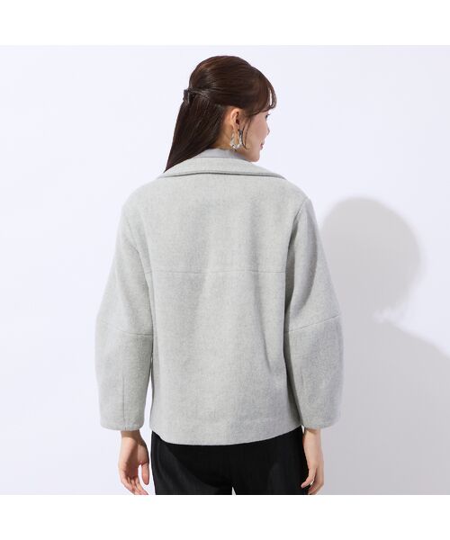 Liliane Burty ECLAT（Sサイズ） / リリアンビューティ エクラ ピーコート | コクーンスリーブミドルコート | 詳細8