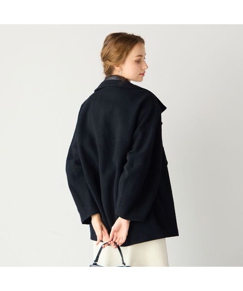 Liliane Burty ECLAT（Sサイズ） / リリアンビューティ エクラ ピーコート | コクーンスリーブミドルコート | 詳細14
