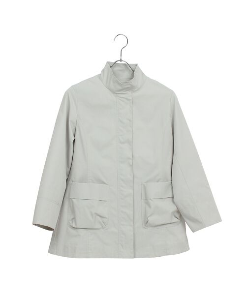Liliane Burty ECLAT（Sサイズ） / リリアンビューティ エクラ その他アウター | 【はっ水】ツイルスタンドカラーライトコート | 詳細3