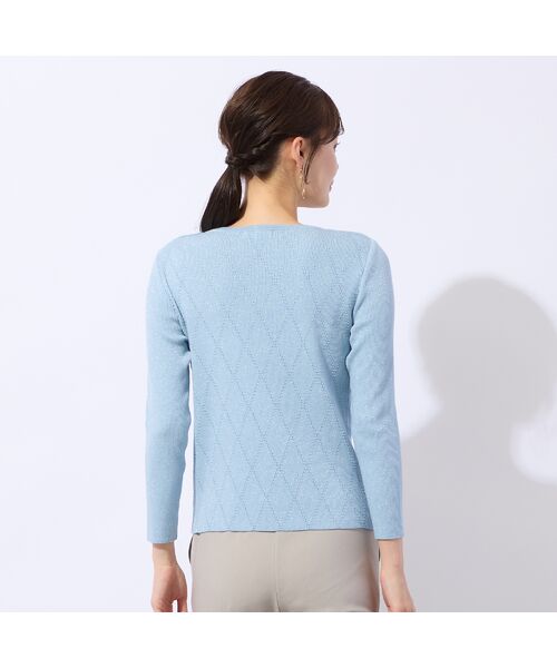 Liliane Burty ECLAT（Sサイズ） / リリアンビューティ エクラ ニット・セーター | 【アンサンブル対応】ハイゲージラメプルオーバーニット | 詳細8