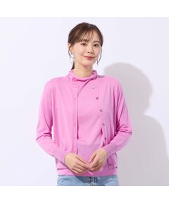 Liliane Burty ECLAT（Sサイズ） / リリアンビューティ エクラ カーディガン・ボレロ | 【アンサンブル対応】ウールシルクニットカーディガン