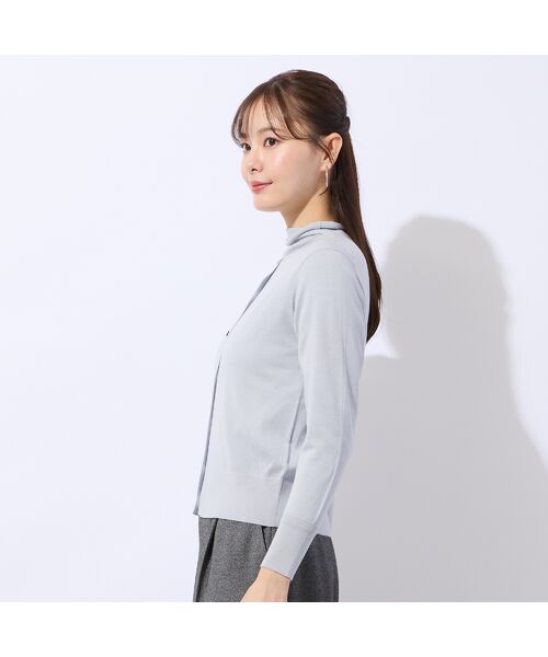 Liliane Burty ECLAT（Sサイズ） / リリアンビューティ エクラ カーディガン・ボレロ | 【アンサンブル対応】ウールシルクニットカーディガン | 詳細2