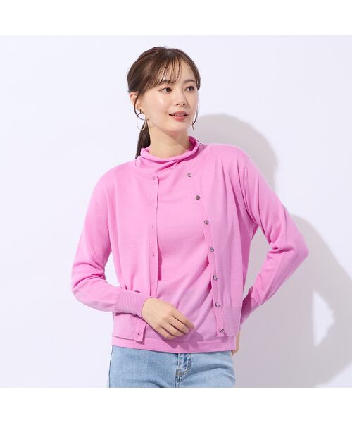 Liliane Burty ECLAT（Sサイズ） / リリアンビューティ エクラ カーディガン・ボレロ | 【アンサンブル対応】ウールシルクニットカーディガン | 詳細6